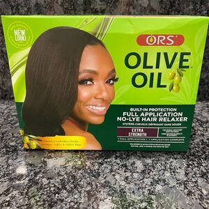 Olive Oil No-Lye Hair Relaxer Full Application Extra Strength ORS